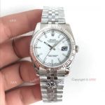 V2 Replica Rolex Datejust White Face Jubilee 36mm Watch - Rolex Factory